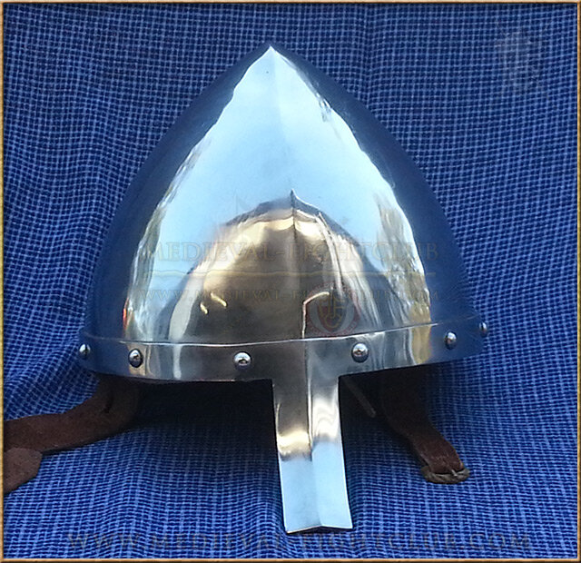 Phrygian shaped Norman helmet