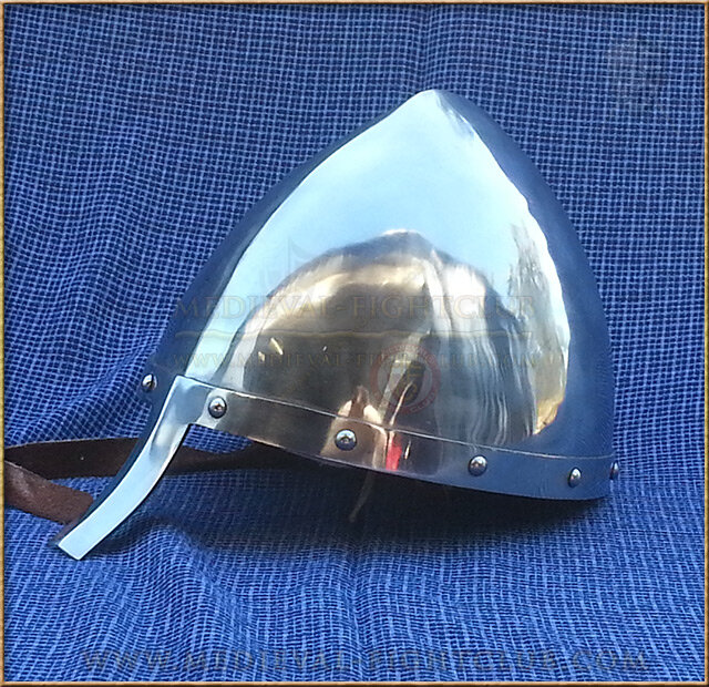 Phrygian shaped Norman helmet