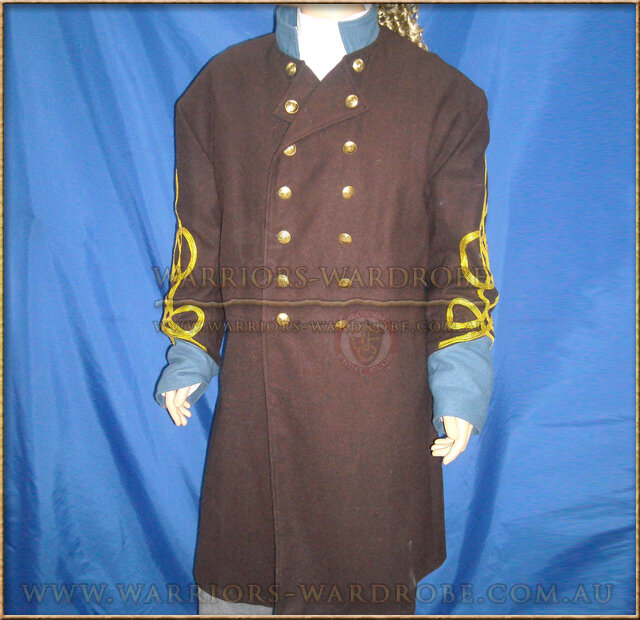 Civil-war Confederate Captain Frock Coat