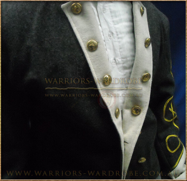 Civil-war CS Officer Shell Jacket - White Grey